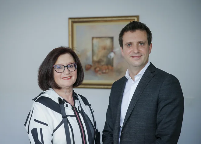 Alenka Kranjc in Janez Žnidaršič. FOTO: Jože Suhadolnik/Delo