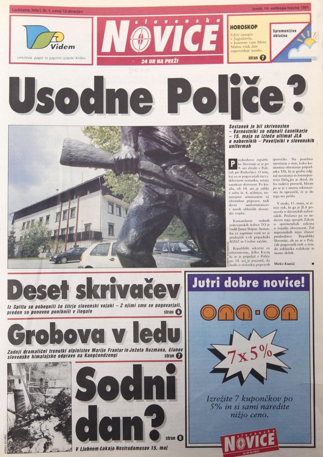 Le malo pred osamosvojitvijo Slovenije, 14. maja 1991, je v trafike prišel časopis, kakršnega do takrat še ni bilo.
