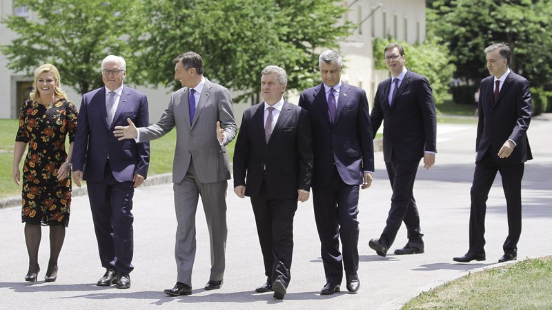Fotografija: Predsedniki držav Zahodnega Balkana so se v okviru pobude Brdo-Brioni nazadnje srečali na Brdu pri Kranju leta 2017. FOTO Jože Suhadolnik