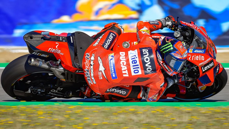 Fotografija: Francesco Bagnaia je drzen dirkač, a do razumnih meja. FOTO: MotoGP