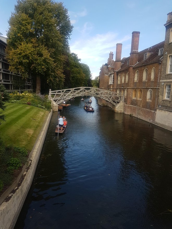 Mathematical Bridge v Cambridgeu FOTO: Urška Matjašec