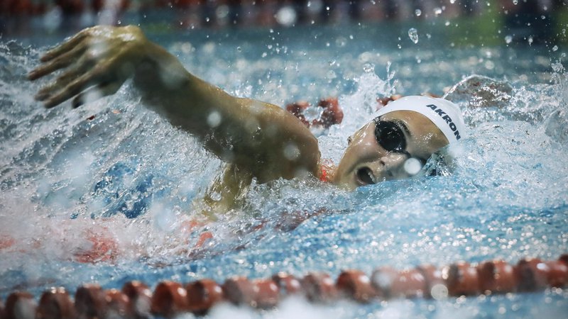Fotografija: Neža Klančar se je uvodnega dne EP v plavanju izkazala v najkrajših disciplinah prostega sloga. FOTO: Uroš Hočevar