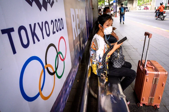 Letošnje tekmovanje, ki še vedno nosi naziv olimpijske igre 2020. FOTO: Mladen Antonov/AFP