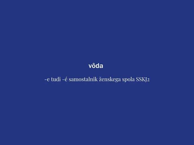 Beseda tedna je voda. FOTO: Delo