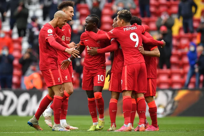 Liverpool se je z nizom zmag uvrstil v ligo prvakov. FOTO:&nbsp;Paul Ellis/AFP