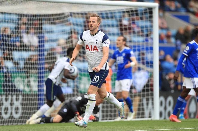 Harry Kane je bil najboljši strelec premier league. FOTO: Mike Egerton/AFP