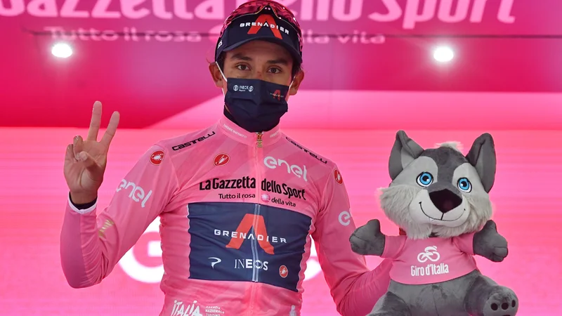 Fotografija: Egan Bernal naj bi imel visoke načrte tudi na dirki po Franciji. FOTO: Jennifer Lorenzini/Reuters