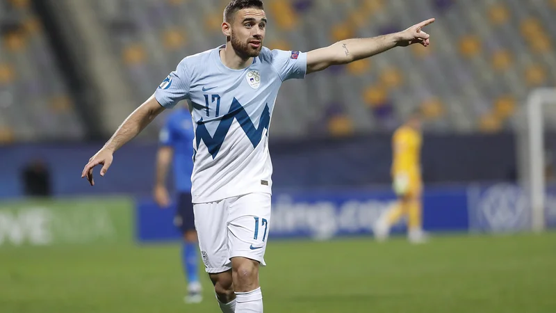 Fotografija: Aljoša Matko je eden od šestih nogometašev z evropskega prvenstva U-21. FOTO: Leon Vidic