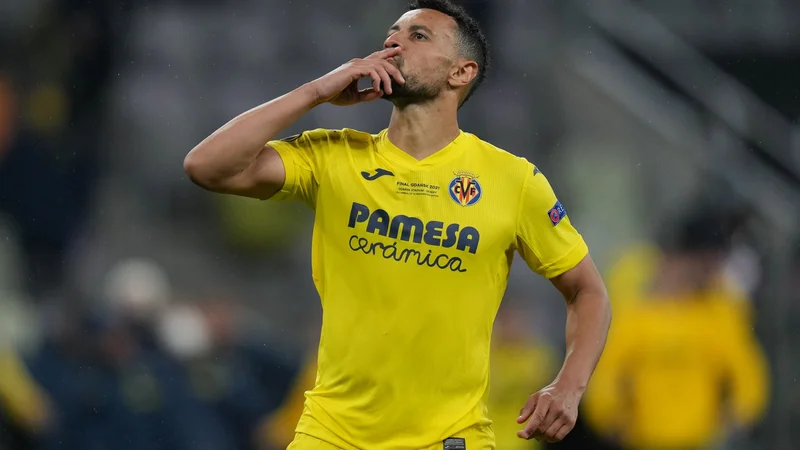 Fotografija: Villarrealovi igralci (na fotografiji Francis Coquelin) niso storili napake. FOTO: Michael Sohn/Reuters