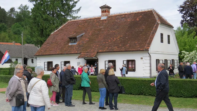 Fotografija: Titova rojstna hiša v Kumrovcu. FOTO: Bojan Rajšek/Delo