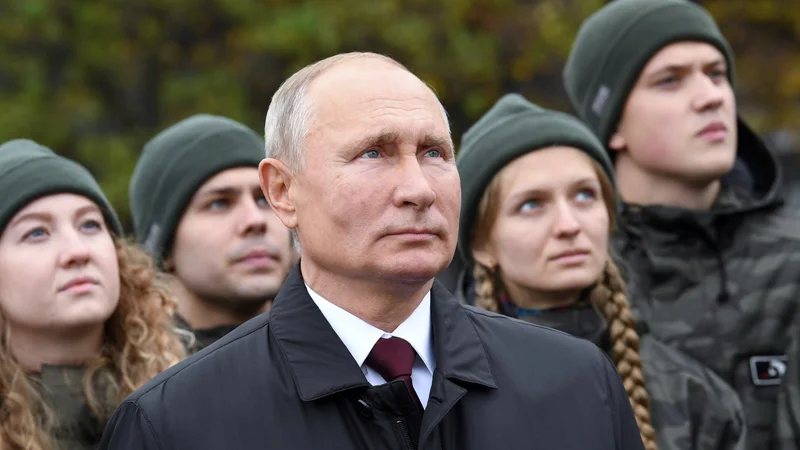 Fotografija: Število Putinovih groženj zahodu se je posebej okrepilo, odkar je Donald Trump izgubil volitve. FOTO: Aleksej Nikolski/Sputnik/Reuters