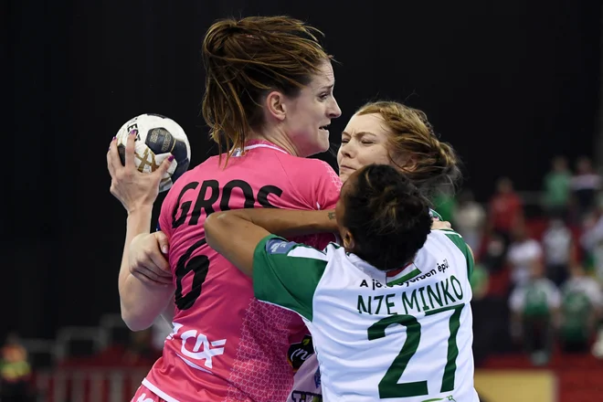 Ana Gros je dosegla devet golov, največ na tekmi. FOTO: Attila Kisbenedek/AFP