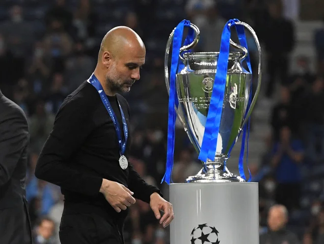 Pep Guardiola je moral po dveh zamgoslavjih z Barcelono tokrat mimo pokala v ligi prvakov. FOTO: Pierre-philippe Marcou/Reuters