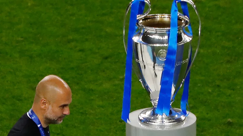 Fotografija: Pep Guardiola je zaman stavil na večjo posest žoge. FOTO: Susana Vera/AFP