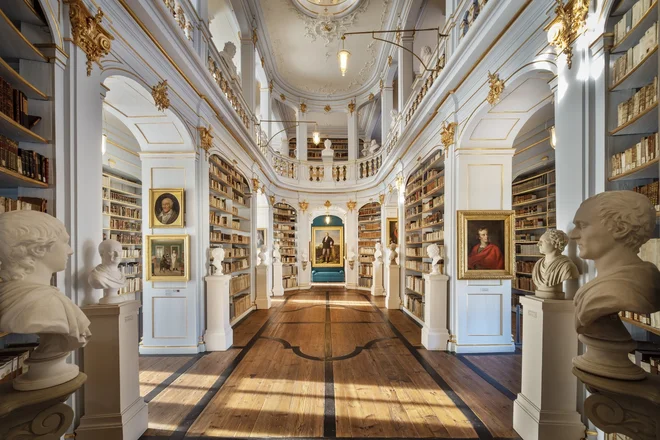 Weimar, knjižnica Anna Amalia, Unescova kulturna dediščina. FOTO: Nemška turistična organizacija/ Günther Bayerl