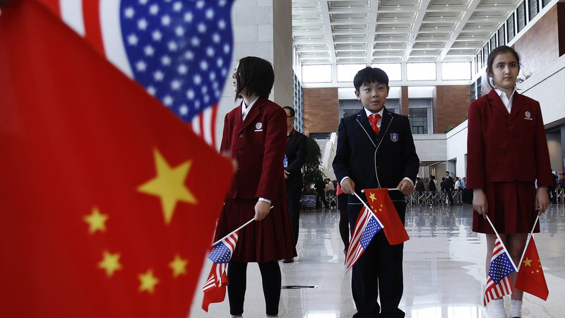 Fotografija: Odnosi med ZDA in Kitajsko postajajo čedalje bolj zaostreni. FOTO: Shannon Stapleton/Reuters 