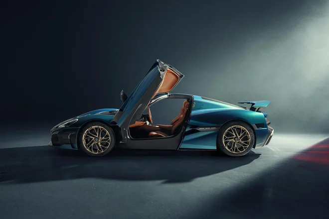 Superšportni električni avtomobil rimac nevera. FOTO: Rimac Automobili