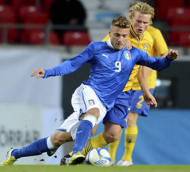 Ciro Immobile bo pomemben adut italijanskega napada. FOTO: Patrick Söderström/Reuters