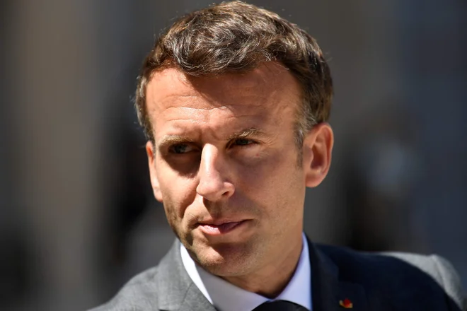Francoski predsednik Emmanuel Macron na drugem zmenku s Francozi?<br />
Foto Bertrand Guay/Afp