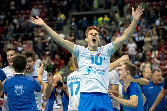 Slovenci so bili boljši od Nizozemcev. FOTO: Nikolay Doychinov/AFP