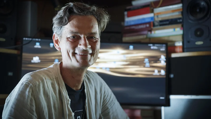 Fotografija: Janez Križaj je eden od bolj aktivnih glasbenih delavcev na številnih področjih. FOTO: Jože Suhadolnik/Delo