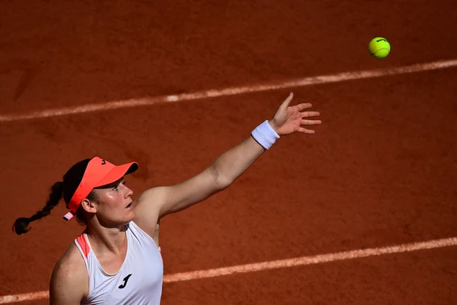 Tamara Zidanšek bo prvič zaigrala v četrtfinalu. FOTO: Martin Bureau/AFP