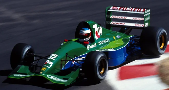 Schumacher je debitiral v Jordanu. FOTO: Formula1.com