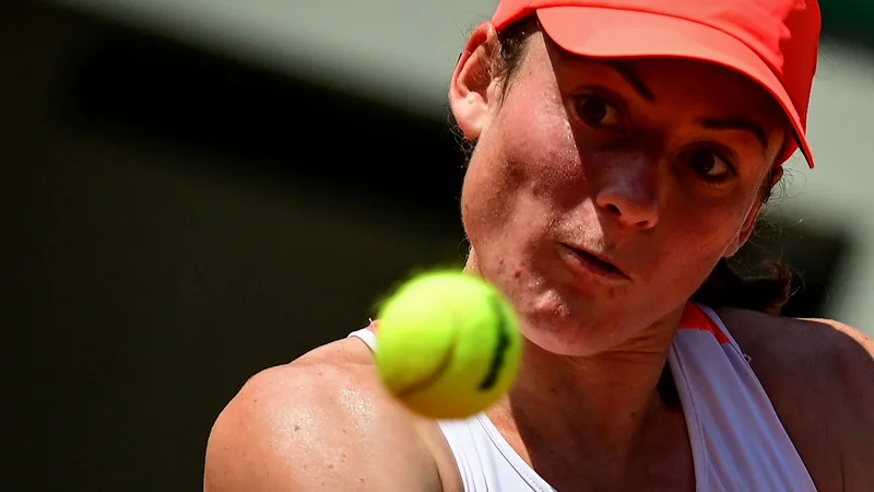Fotografija: Tamara Zidanšek se je poslovila v polfinalu. FOTO: Martin Bureau/AFP