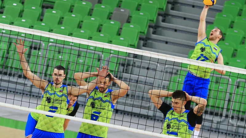 Fotografija: Slovenci odlično igrajo v ligi narodov. FOTO: Uroš Hočevar