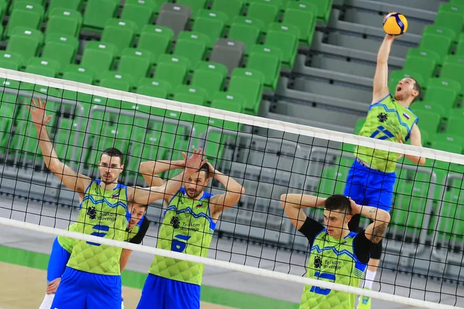 Slovenci odlično igrajo v ligi narodov. FOTO: Uroš Hočevar