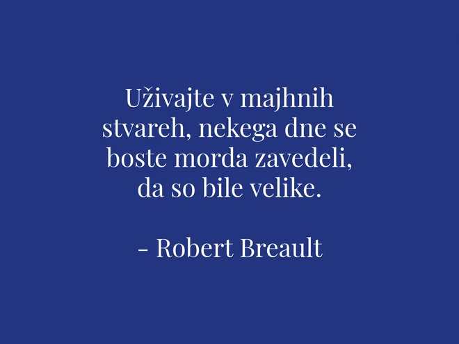 Sobotna misel dneva. FOTO: Delo