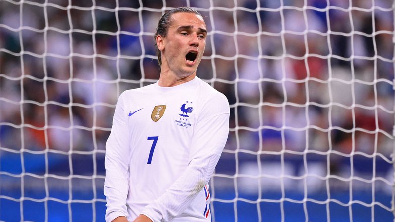 Fotografija: Antoine Griezmann si tudi na euru želi šampionsko Francijo, napake niso na njegovem nogometnem jedilniku. FOTO: Franck Fife/AFP