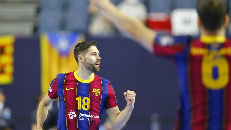 Fotografija: Blaž Janc je v prvi sezoni v Barceloni osvojil ligo prvakov. FOTO:
Thilo Schmuelgen/Reuters