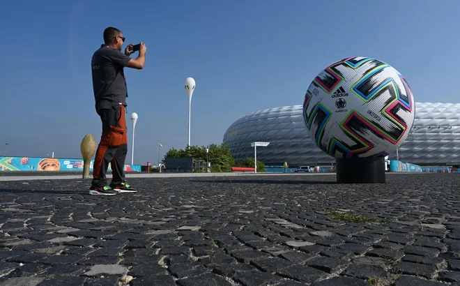 München je nared za enega od evropskih derbijev med Nemčijo in Francijo. FOTO: Christof Stache/AFP