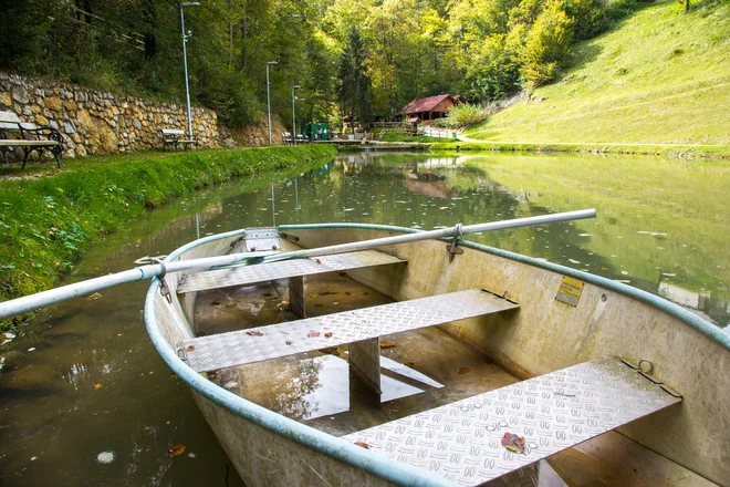 Ribnik Steska je dobil ime po bližnji jami, iz katere izvira voda, ki se izteka vanj. FOTO: TIC Žalec