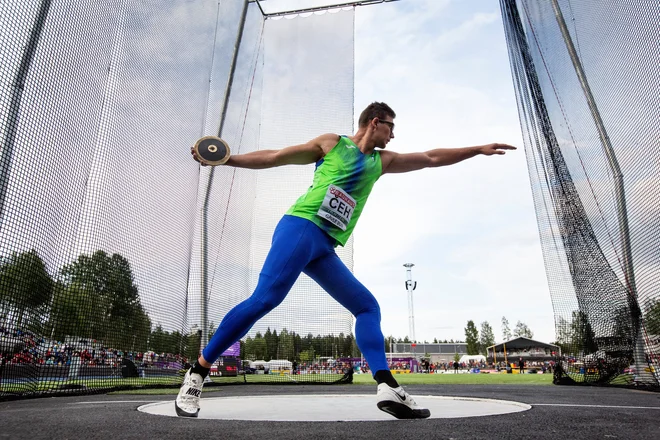 Kristjan Čeh v akciji. FOTO: Christine Olsson/Reuters