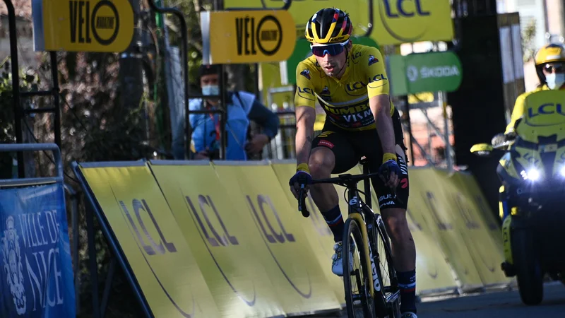 Fotografija: Primož Roglič stavi na kakovosten trening za francosko pentljo. FOTO: Anne-Christine Poujoulat/AFP