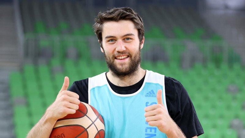 Fotografija: Mike Tobey je novi naturalizirani košarkar slovenske izbrane vrste. FOTO: KZS