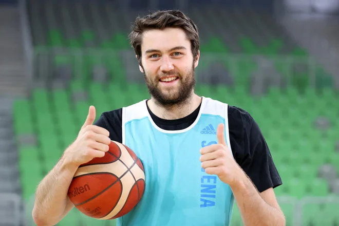 Mike Tobey je novi naturalizirani košarkar slovenske izbrane vrste. FOTO: KZS