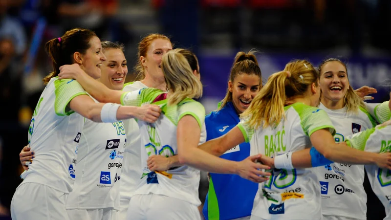 Fotografija: Slovenke so leta 2018 na EP v Franciji premagale olimpijske prvakinje iz Rusije. FOTO: Jean-christophe Verhaegen/AFP