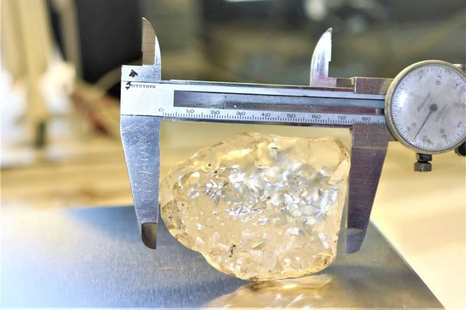 Verjetno gre za tretji največji odkrit diamant. FOTO: Debswana Diamond Company via Reuters