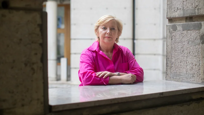 Darja Groznik je radijska novinarka in predsednica Zveze prijateljev mladine Slovenije. FOTO: Voranc Vogel/Delo