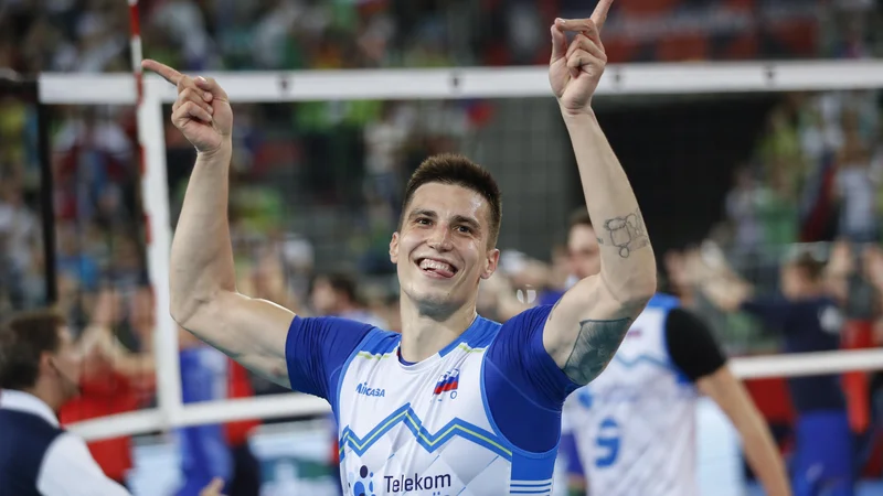 Fotografija: Klemen Čebulj je dosegel proti Iranu največ točk med vsemi Slovenci. FOTO: Uroš Hočevar