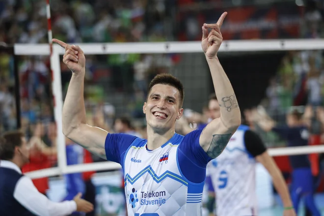Klemen Čebulj je dosegel proti Iranu največ točk med vsemi Slovenci. FOTO: Uroš Hočevar