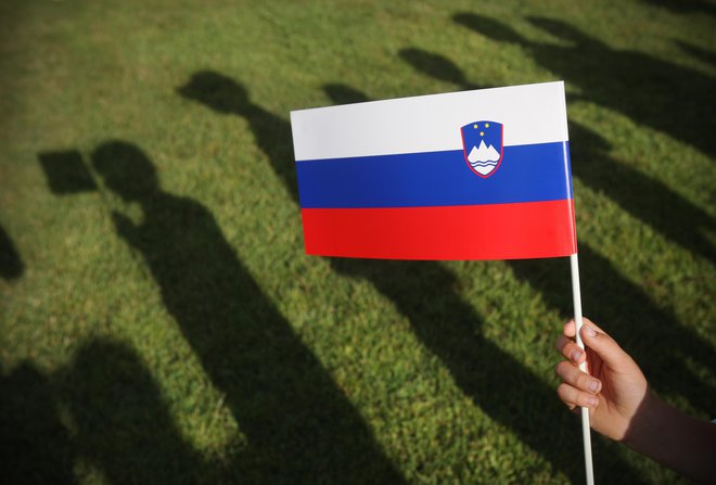Slovensko zastavo in grb so poslanci sprejeli le dva dni pred razglasitvijo samostojnosti. Foto Jure Eržen