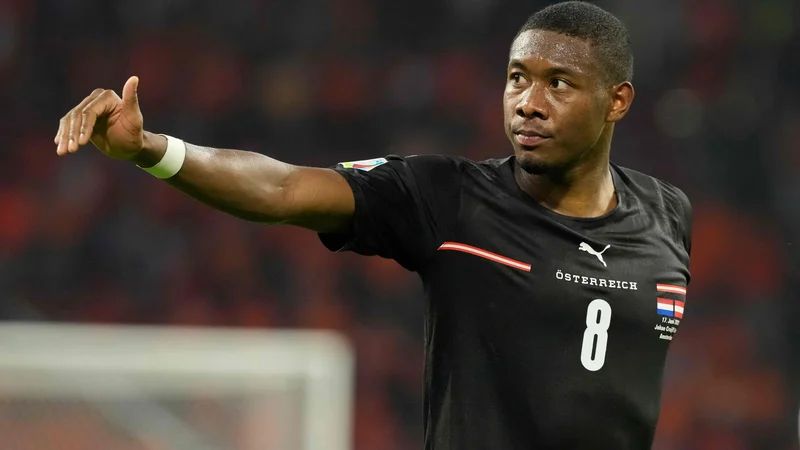 Fotografija: David Alaba je udarni adut naših severnih sosedov na letošnjem euru. FOTO: Peter Dejong/AFP