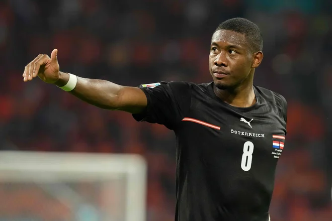 David Alaba je udarni adut naših severnih sosedov na letošnjem euru. FOTO: Peter Dejong/AFP