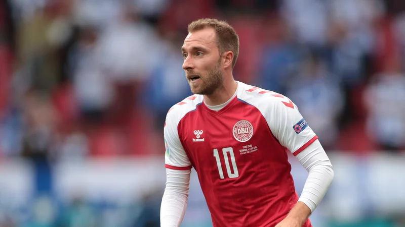 Fotografija: Christian Eriksen se že mnogo bolje počuti. FOTO: Hannah Mckay/Reuters