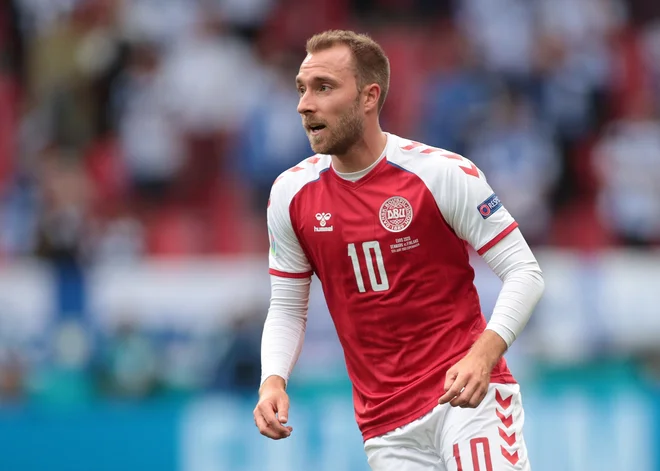 Christian Eriksen se že mnogo bolje počuti. FOTO: Hannah Mckay/Reuters