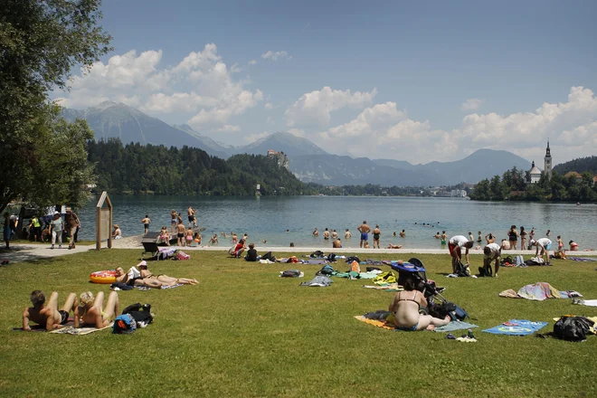 Kopališče Zaka, Bled (fotografija je arhivska). FOTO: Leon Vidic/Delo
